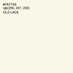 #FAF7E6 - Old Lace Color Image